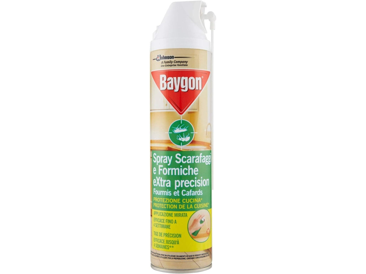 Baygon schiuma spray scarafaggi e formiche extra precisione 400ml $