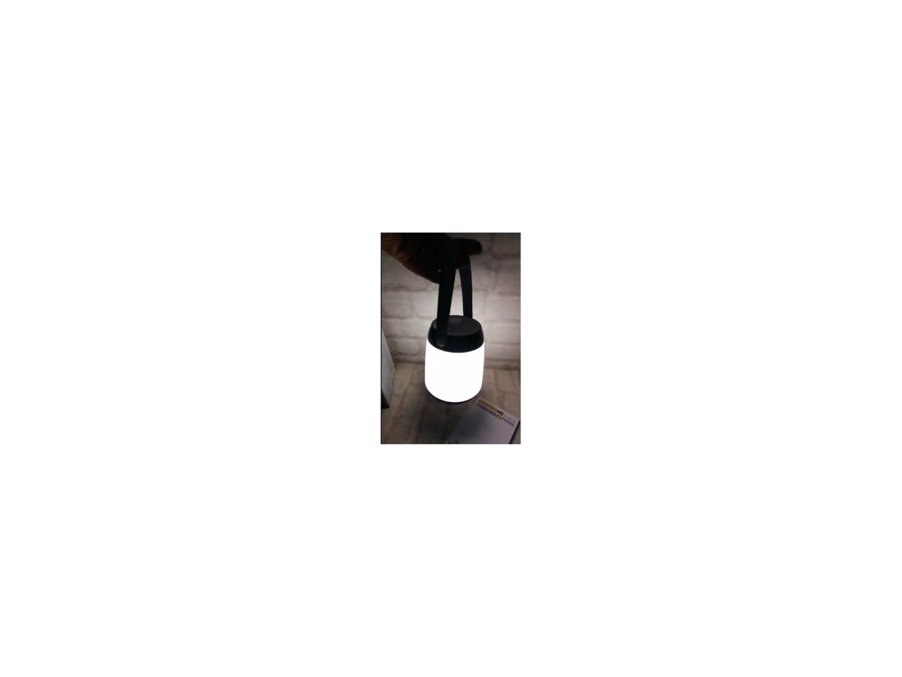 Lampada ricaricabile aladino con illuminazione a 360° regolabile con colore luce selezionabile tra calda, fredda, neutra