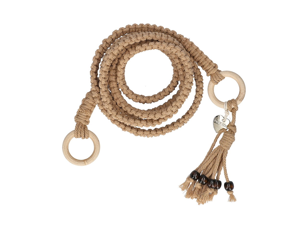 Corda macrame' porta telo/tappetino 185cm caramello