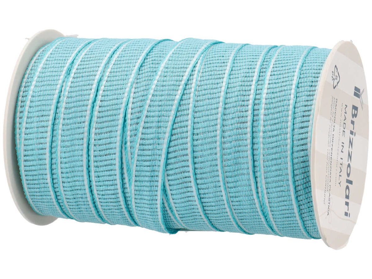 Nastro in tessuto 258 1cmx25mt di colore azzurro
