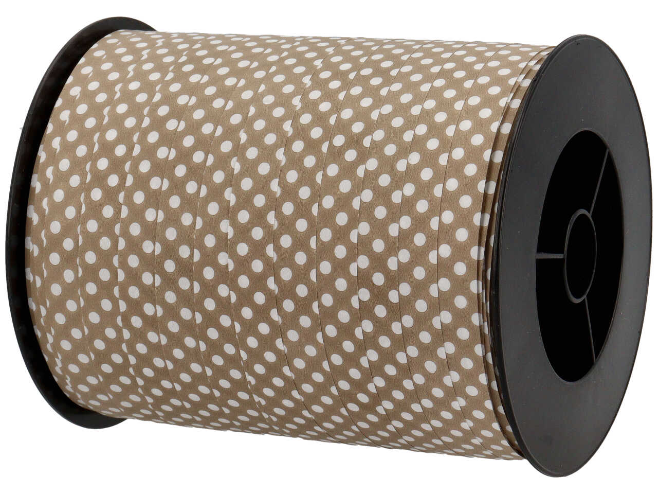 Nastro per torte pois 68162 1cmx250mt di colore marrone