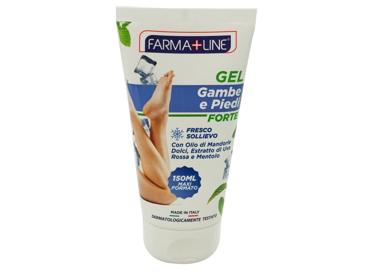 Gel gambe stanche farmaline fresco sollievo effetto ghiaccio 150ml