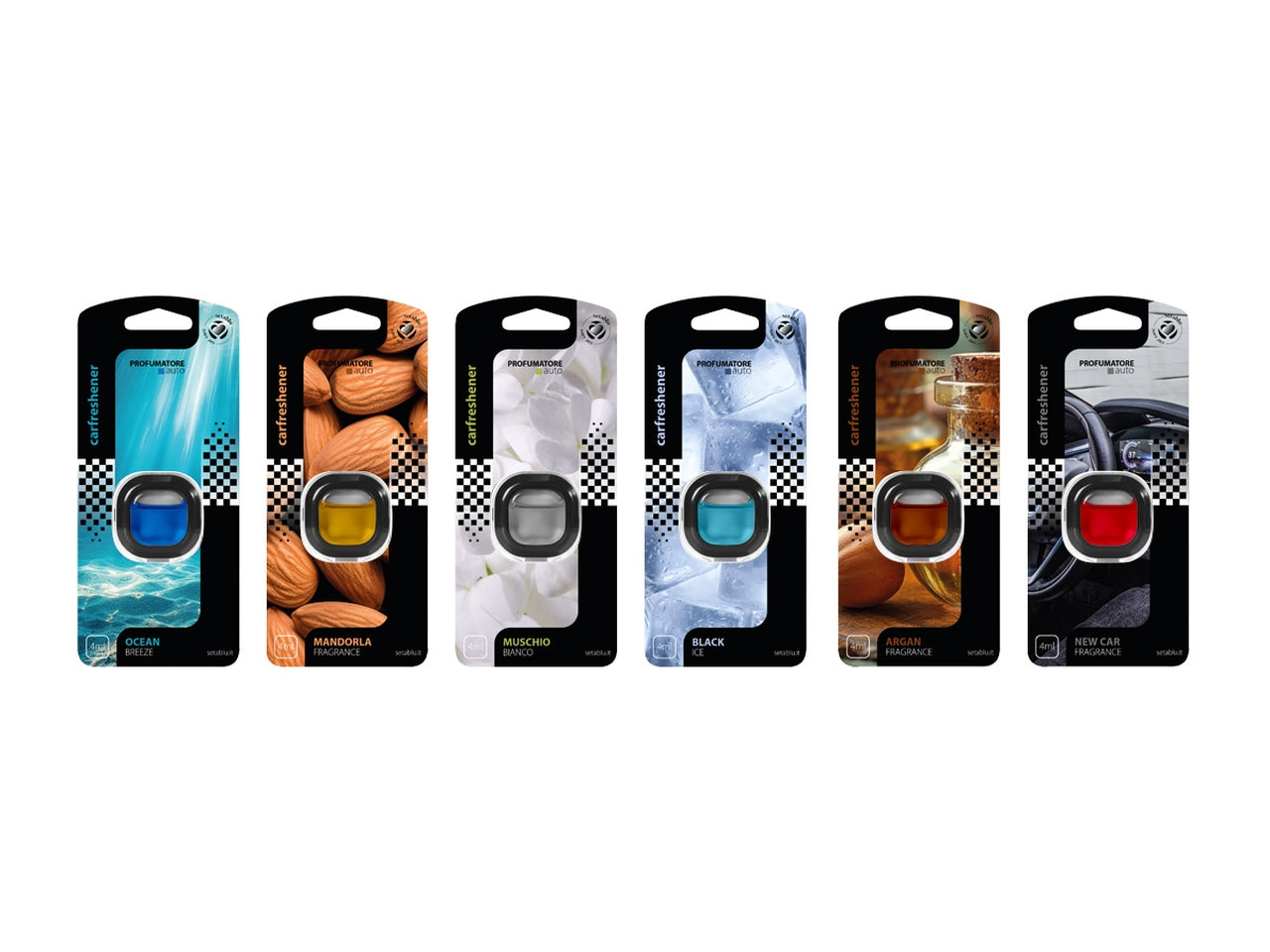Membrana profumatore auto 4ml fragranze assortite