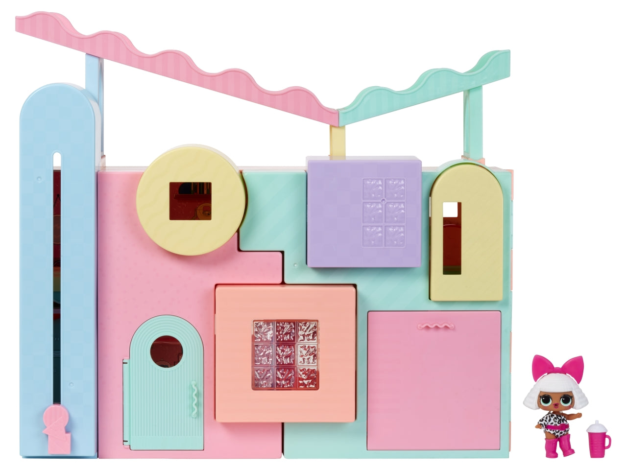 Lol surprise squish sand magic crea acconciatura con sabbia magica