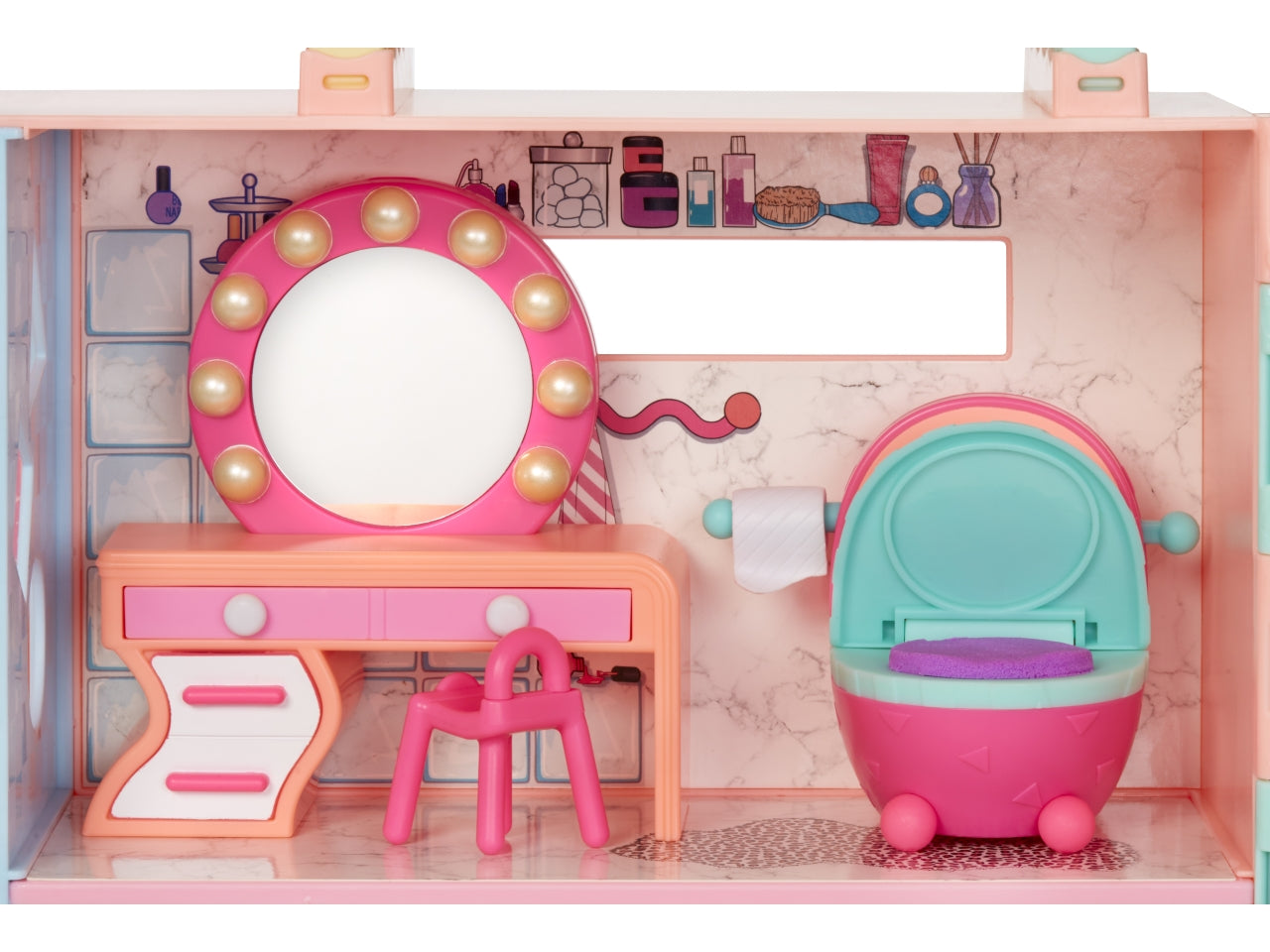 Lol surprise squish sand magic crea acconciatura con sabbia magica