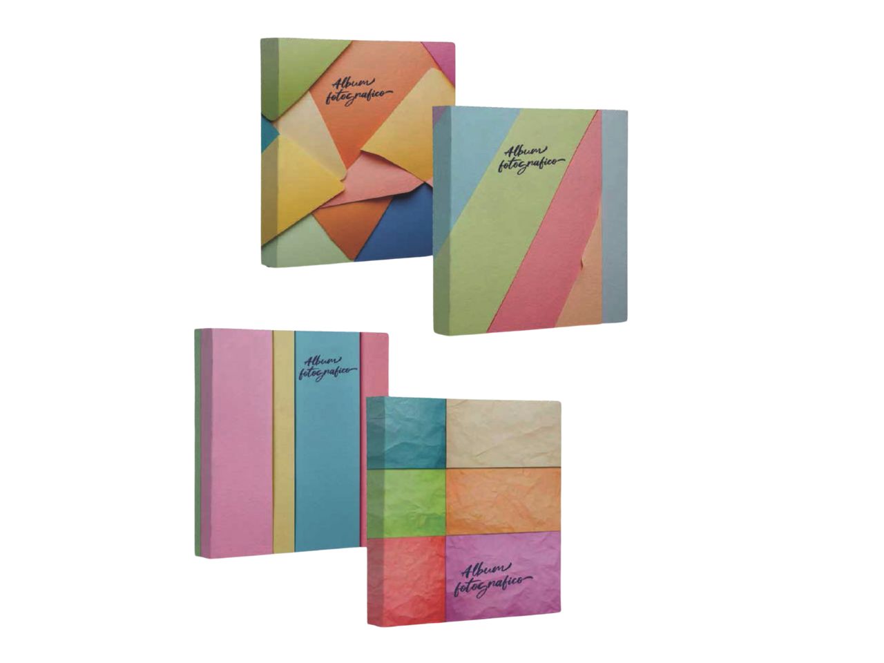 Portafoto album 72 fogli 13x18cm busta fantasy - 4 assortimenti