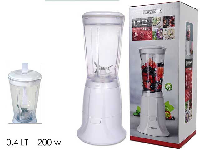 Frullatore da 0.4ltdi colore bianco 200w