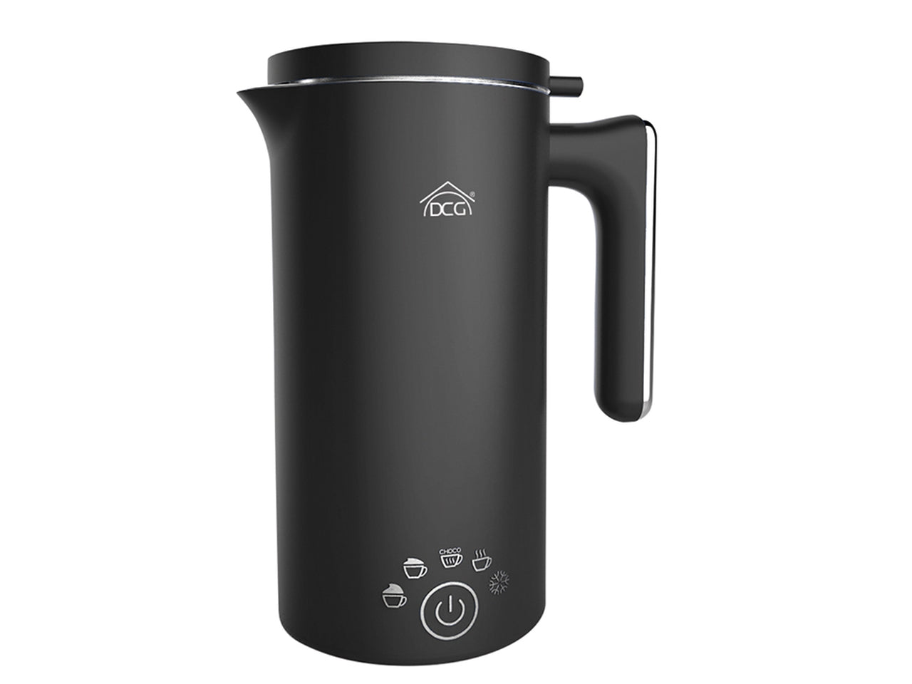 Montalatte 250ml per schiumare e 500ml per scaldare con interno in acciaio inox antiaderente 500w 16,35x10,4xh.21,55cm