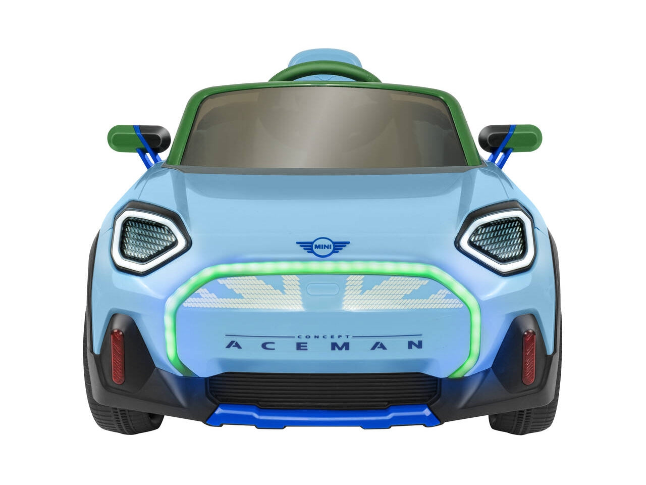 Auto mini aceman 12v 2.4ghz con radiocomando azzurra $