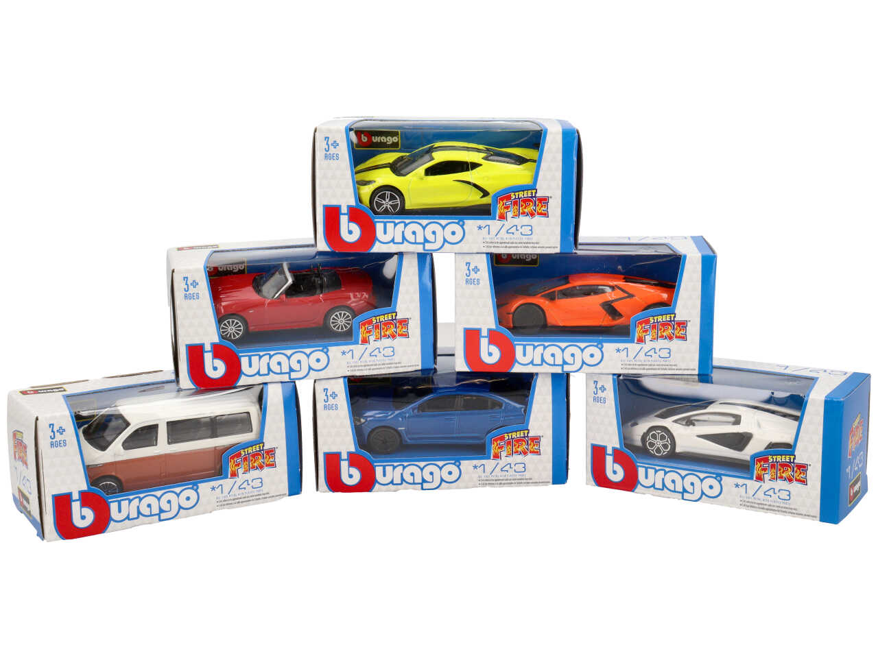 Auto Street Fire scala 1:43 $