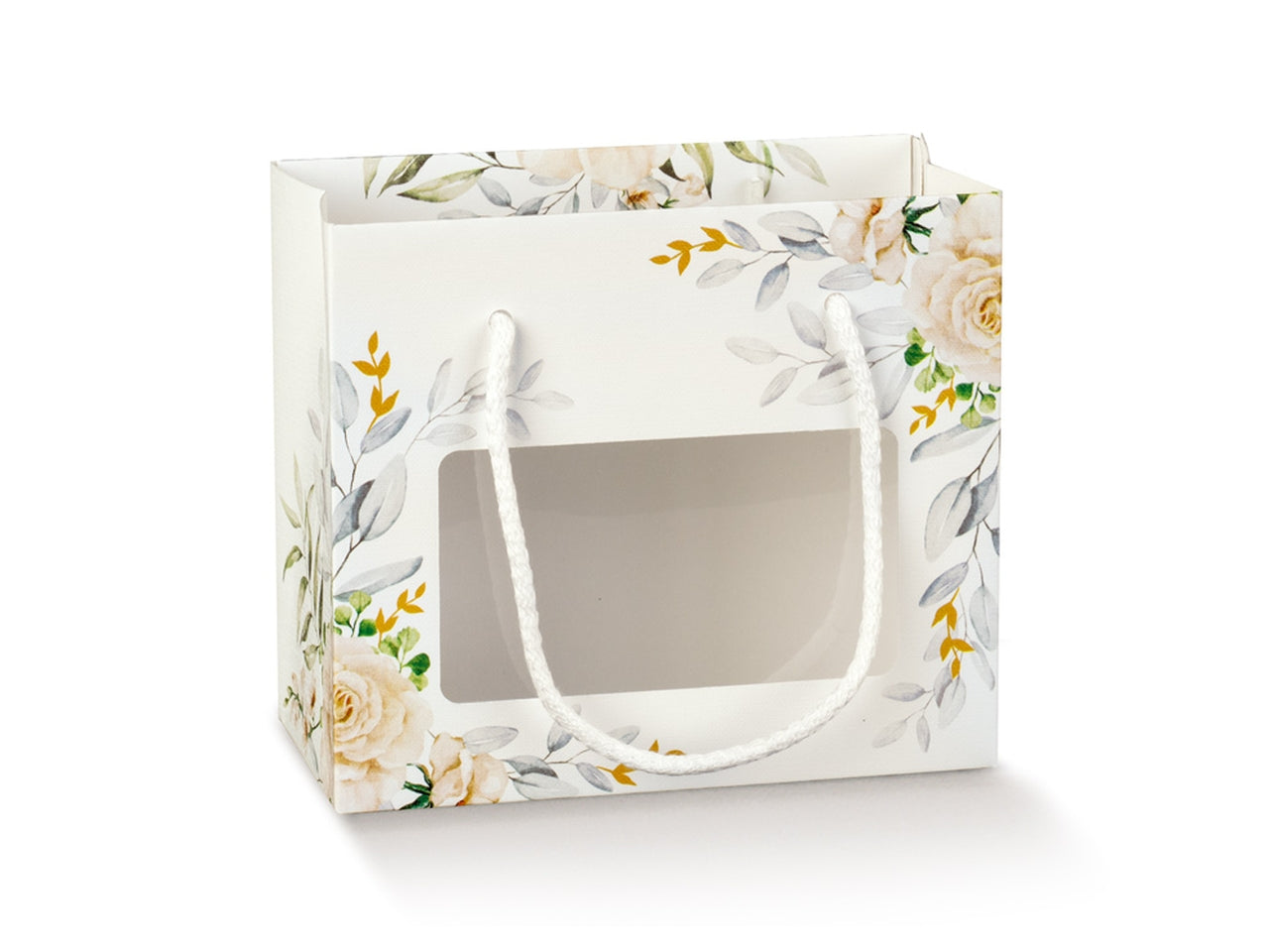 Botanic shopper con finestra 16x8x14cm