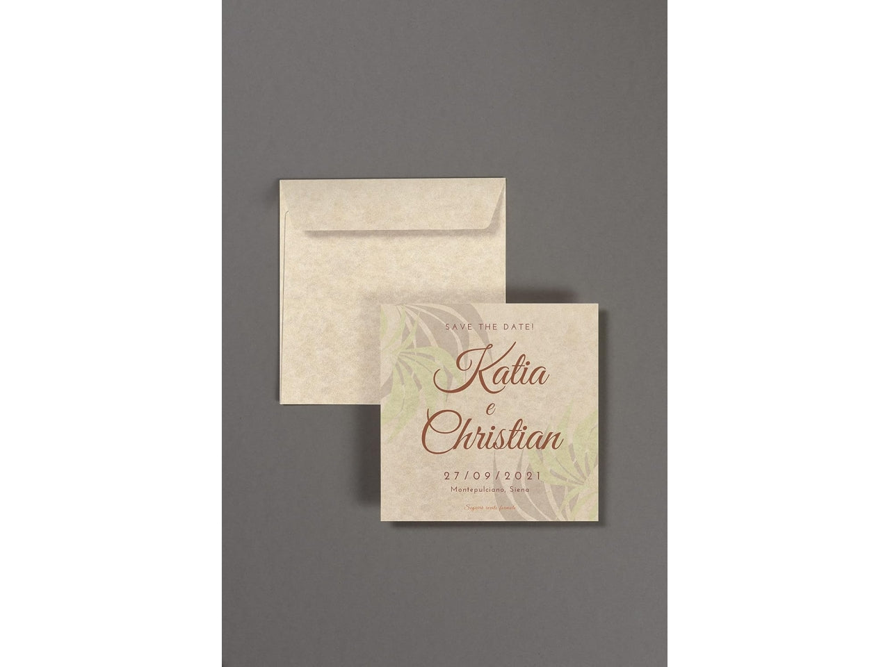 BUSTE CALLIGRAPHY PERGAMENATA 17X17CM 90GR 25 PEZZI SABBIA