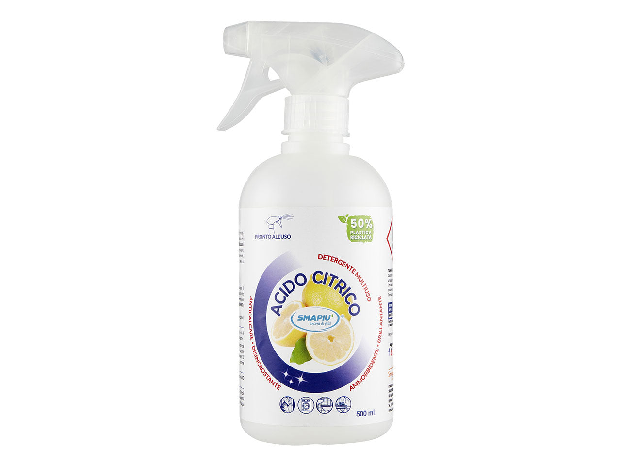 SMAPIU' ACIDO CITRICO PRONTO ALL'USO FLACONE SPRAY 500ML $