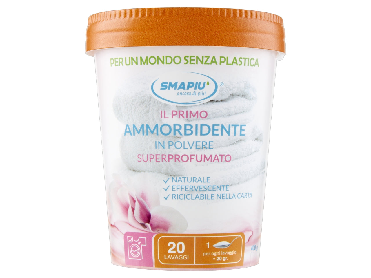 SMAPIU' AMMORBIDENTE IN POLVERE BOUQUET FLOREALE BARATTOLO 400GR $