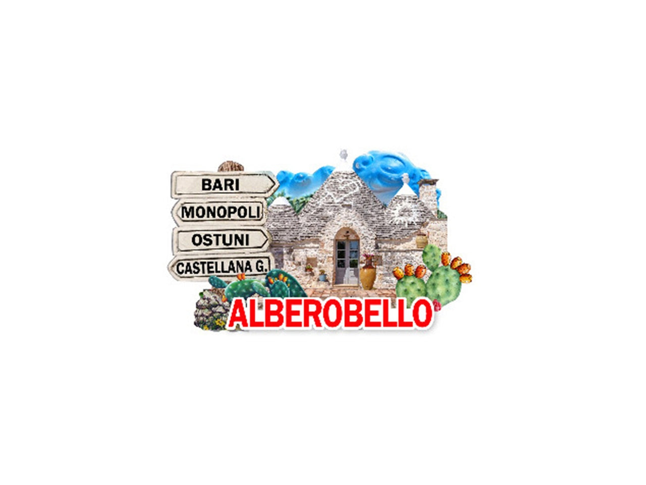 MAGNETE DIREZIONI ALBEROBELLO