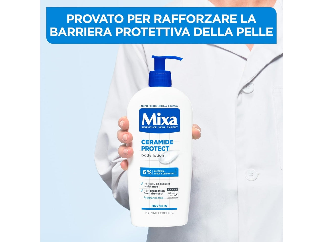 MIXA CERAMIDES LOZIONE IDRATANTE RINFORZANTE PER PELLI SECCHE 250ML
