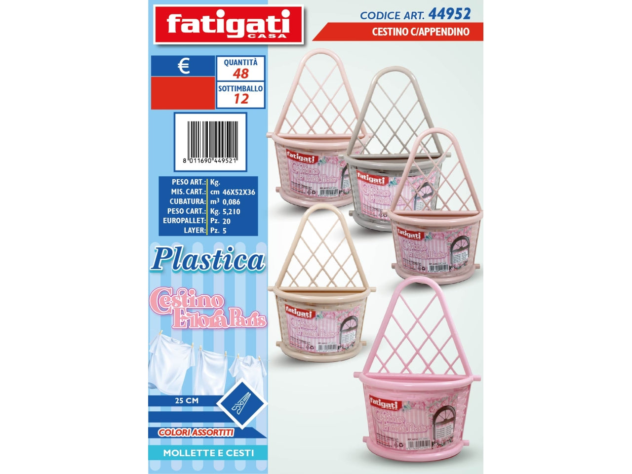 CESTINO ELLORA CON APPENDINO MULTI