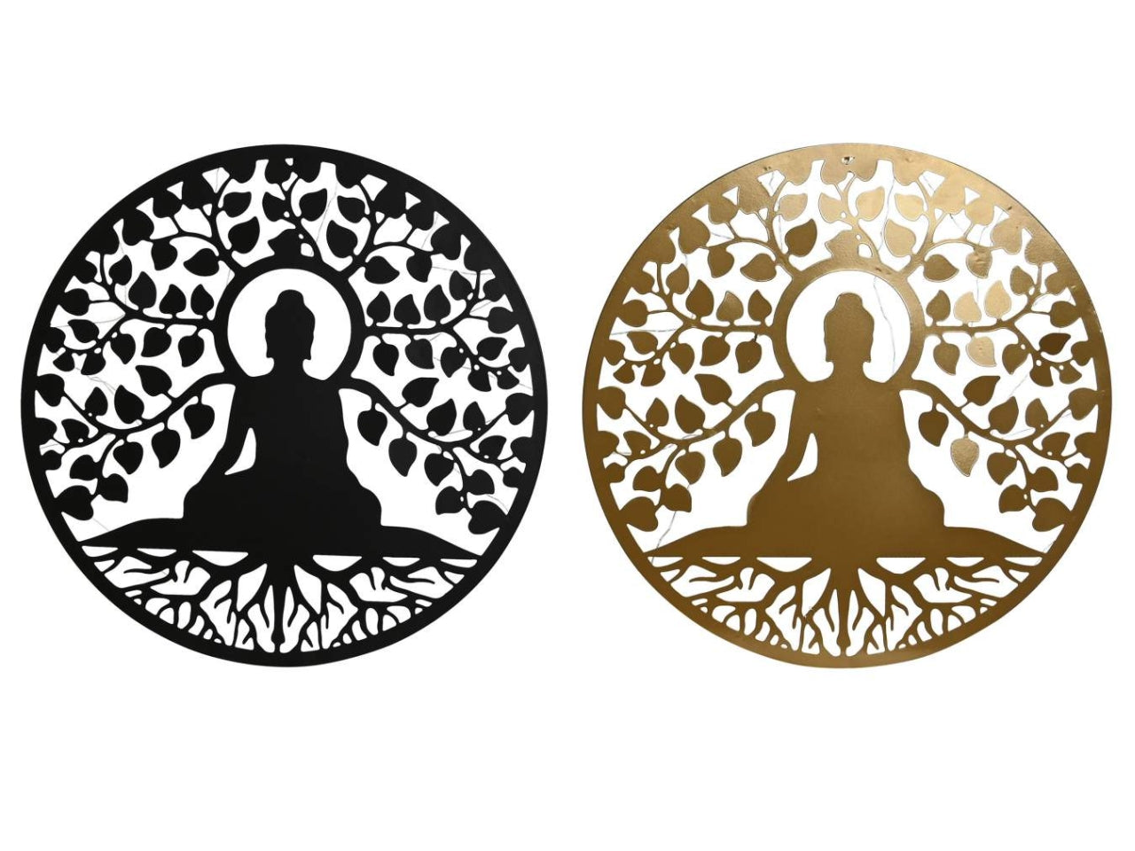 Decorazioni per le pareti led 60x2x60cm soggetto budda in 2 modelli assortiti