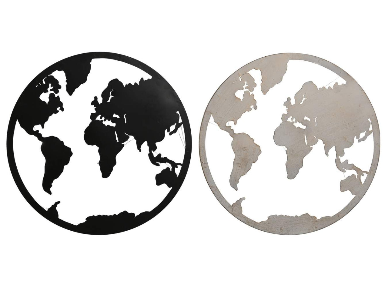 Decorazioni per le pareti led 59x2x59cm soggetto mappamondo in 2 modelli assortiti