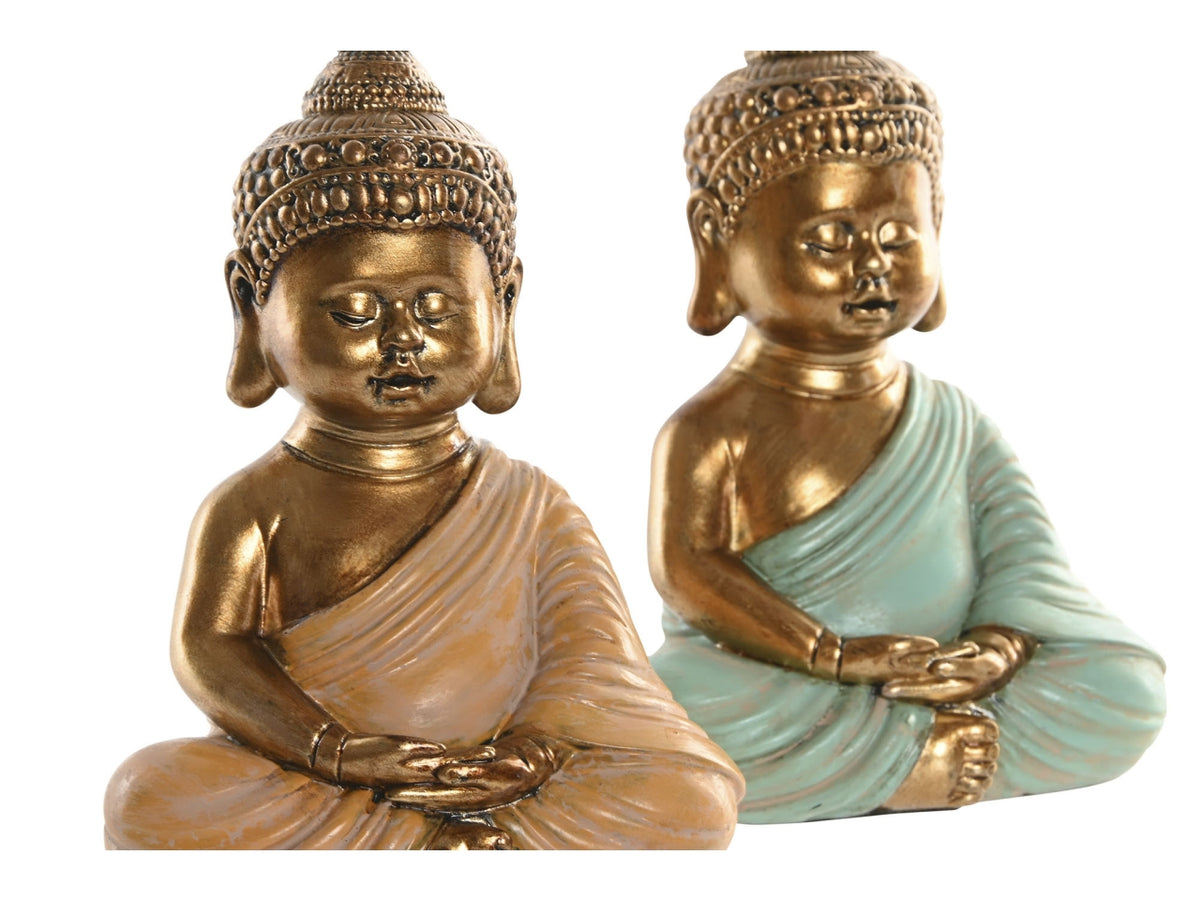 Statua budda 9x6x13cm in resina in 2 modelli assortiti
