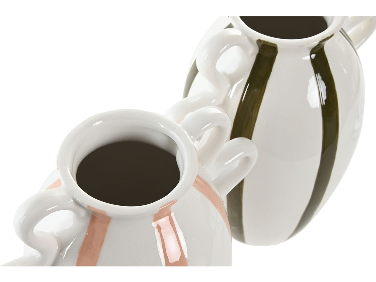 Vaso in ceramica 20x14,5x23cm in 2 modelli assortiti $