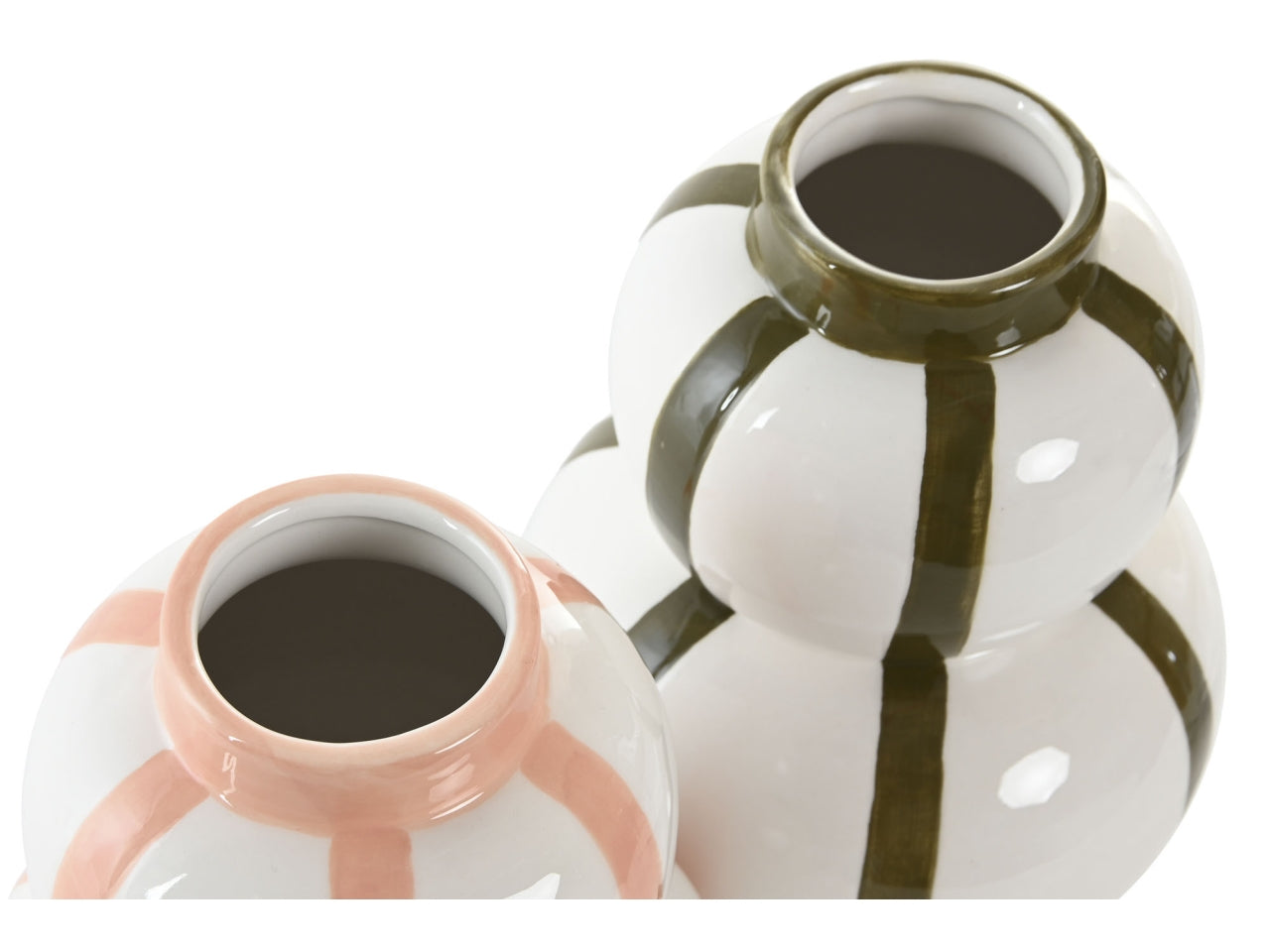 Vaso in ceramica 15x15x20cm in 2 modelli assortiti