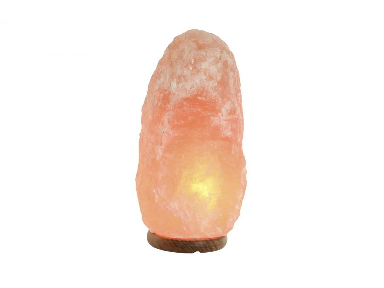 Lampada da tavolo a forma di roccia in mango 17x14x35cm
