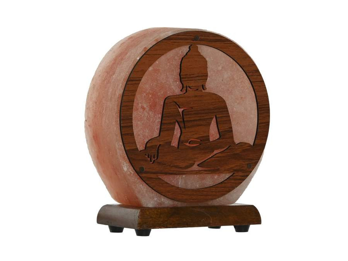 Lampada da tavolo in sale del himalaya 16x7x18cm