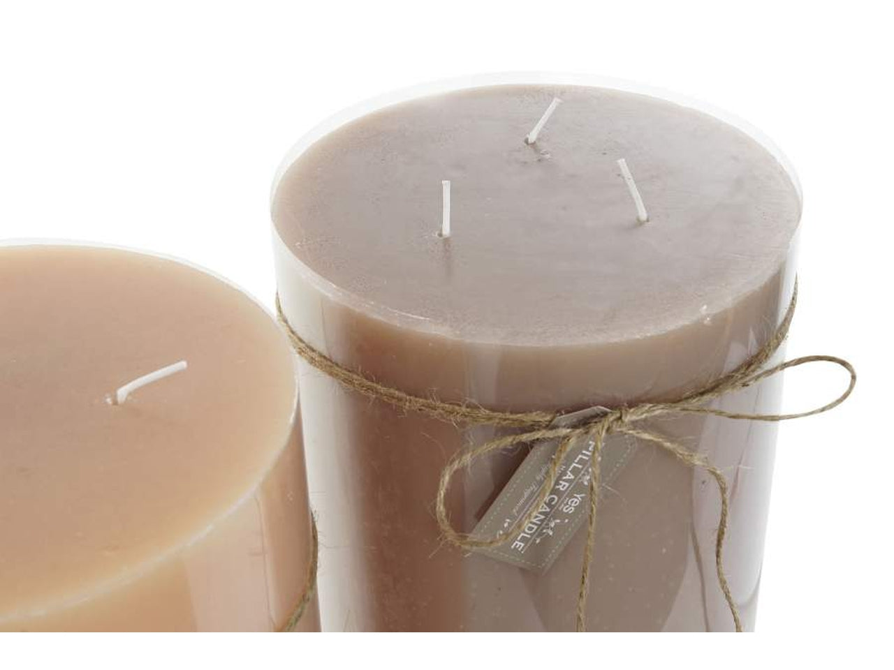 Candela cera 155 ore 14,5x14,5x20cm in 3 modelli assortiti