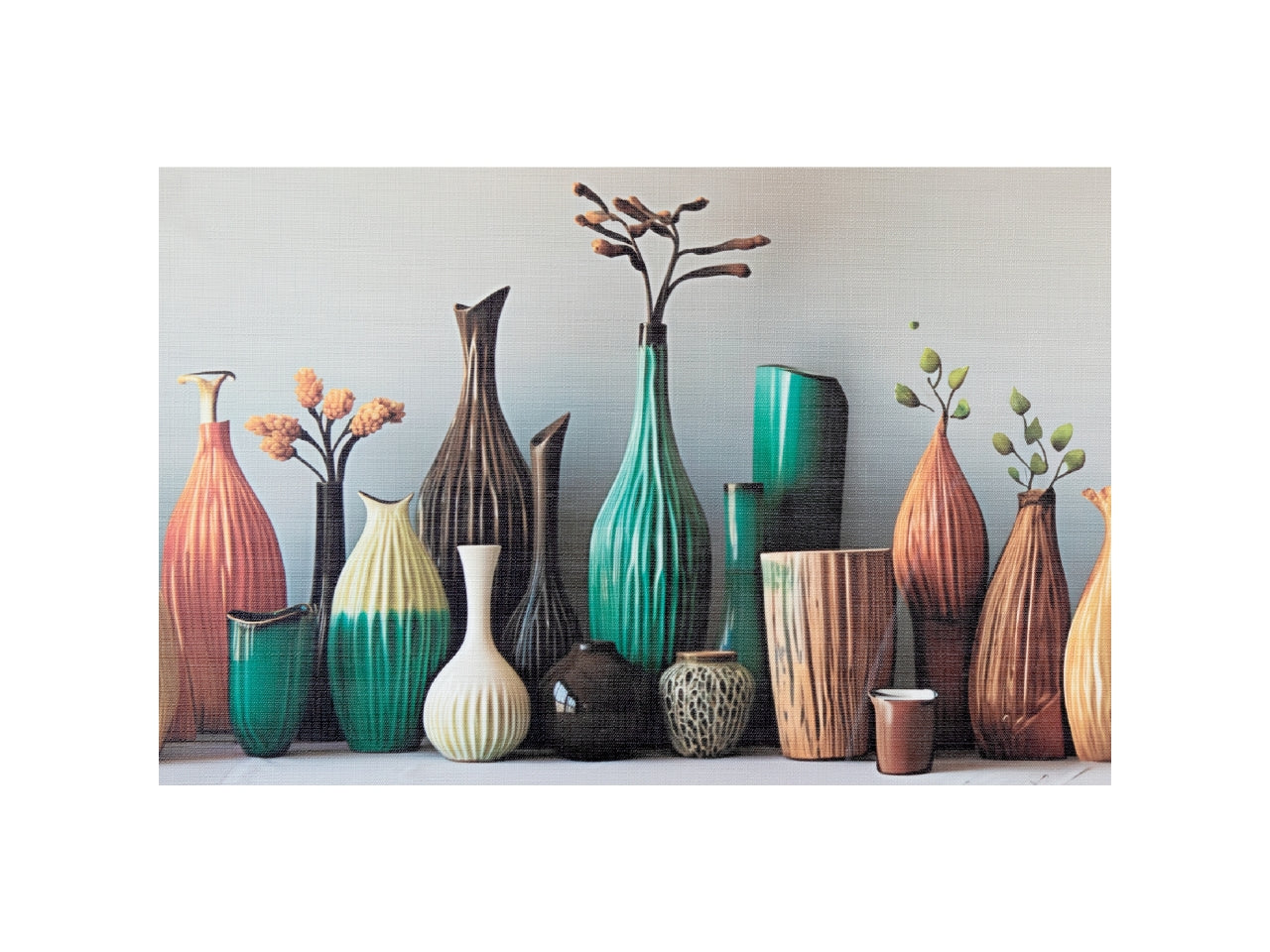 Tappeto floor 50x75cm vasi