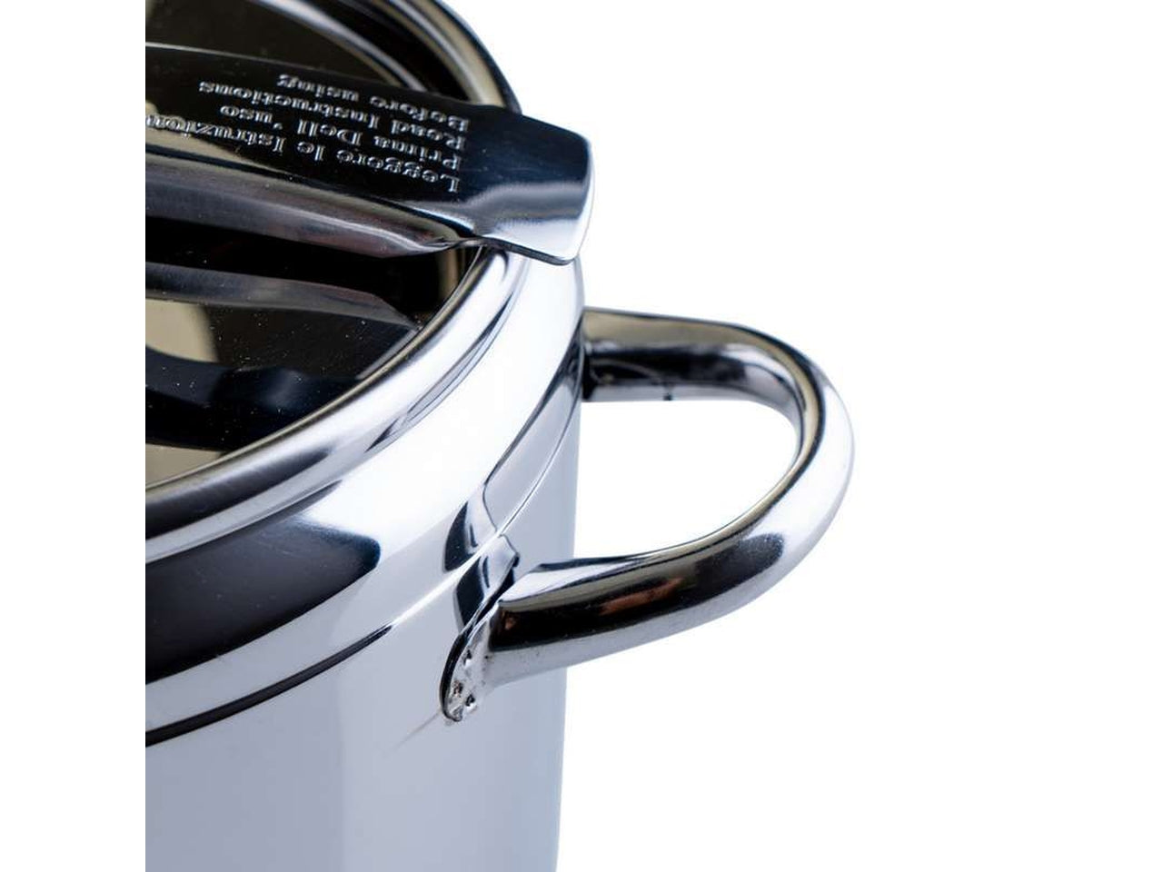 Aisi 430 pentola a pressione in acciaio inox 5l