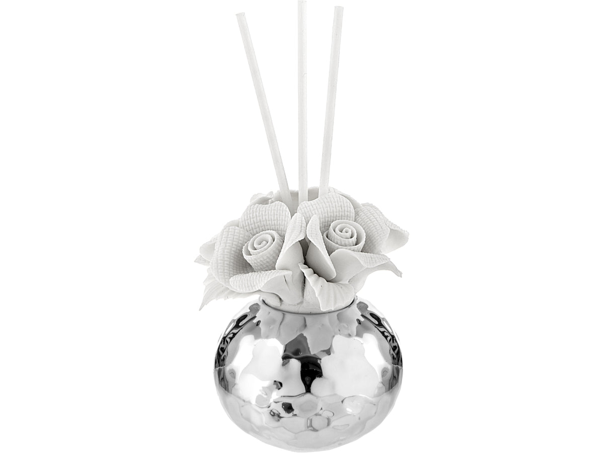Profumatore rose-bianco 6x6cm