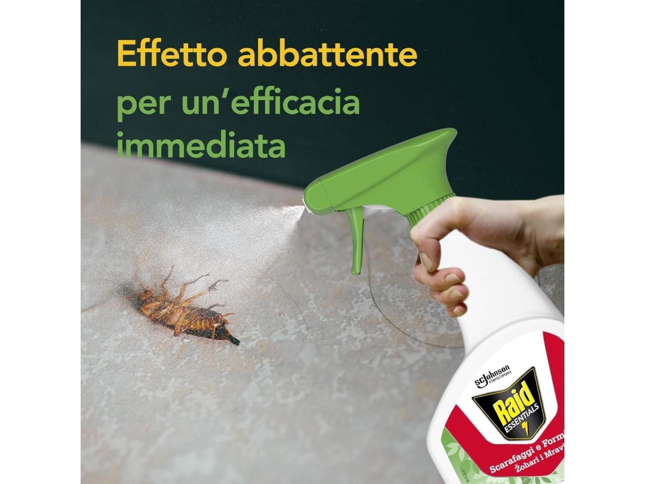 Raid trigger insetticida spray liquido scarafggi e formiche 500ml $