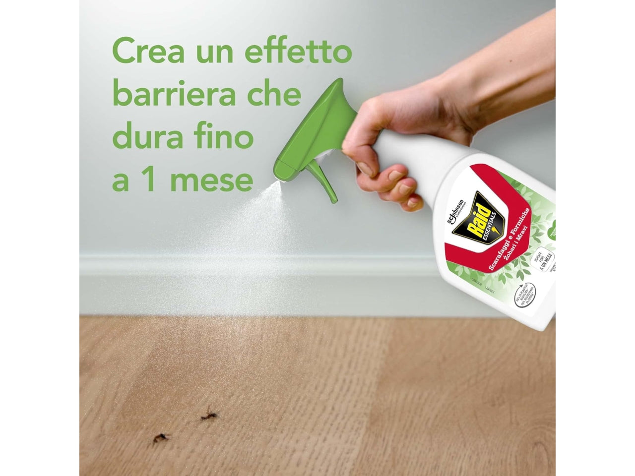 Raid trigger insetticida spray liquido scarafggi e formiche 500ml $