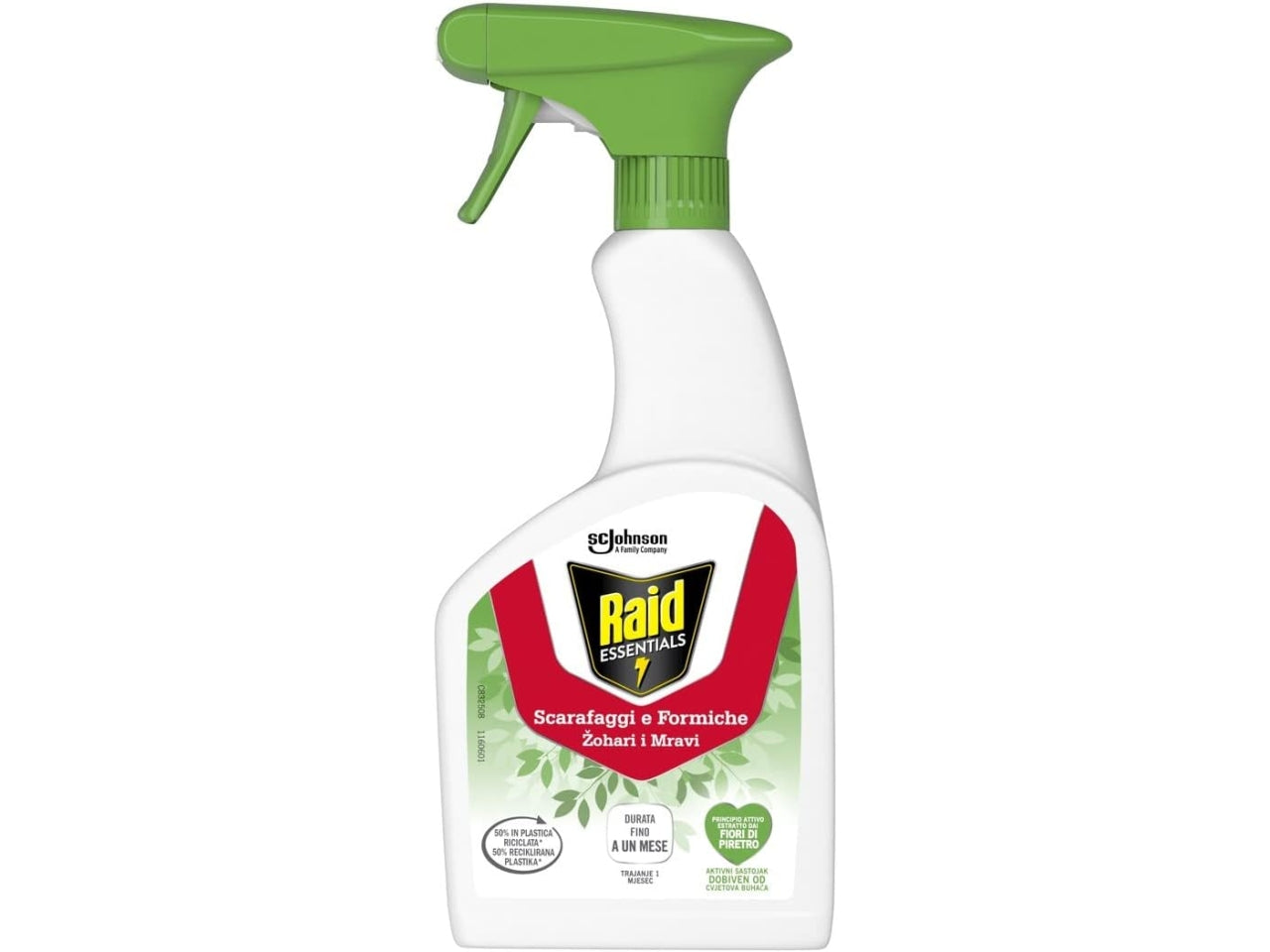 Raid trigger insetticida spray liquido scarafggi e formiche 500ml $