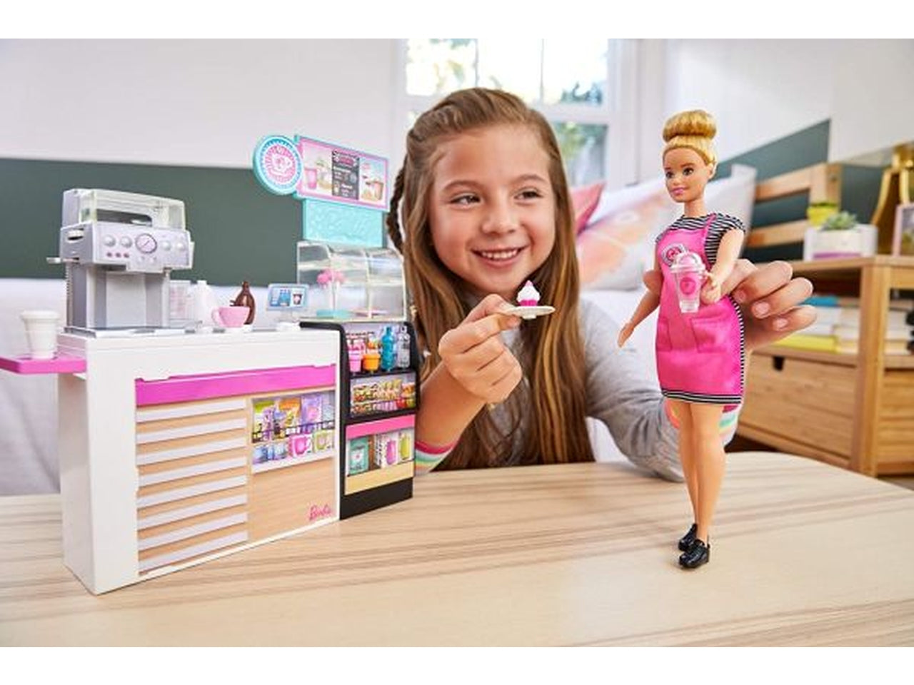 Barbie carriere coffee shop