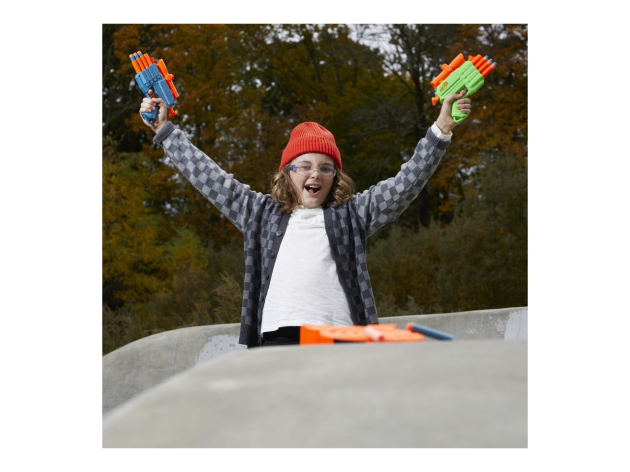 Nerf elite 2,0 face of target set 2 pistole con bersaglio