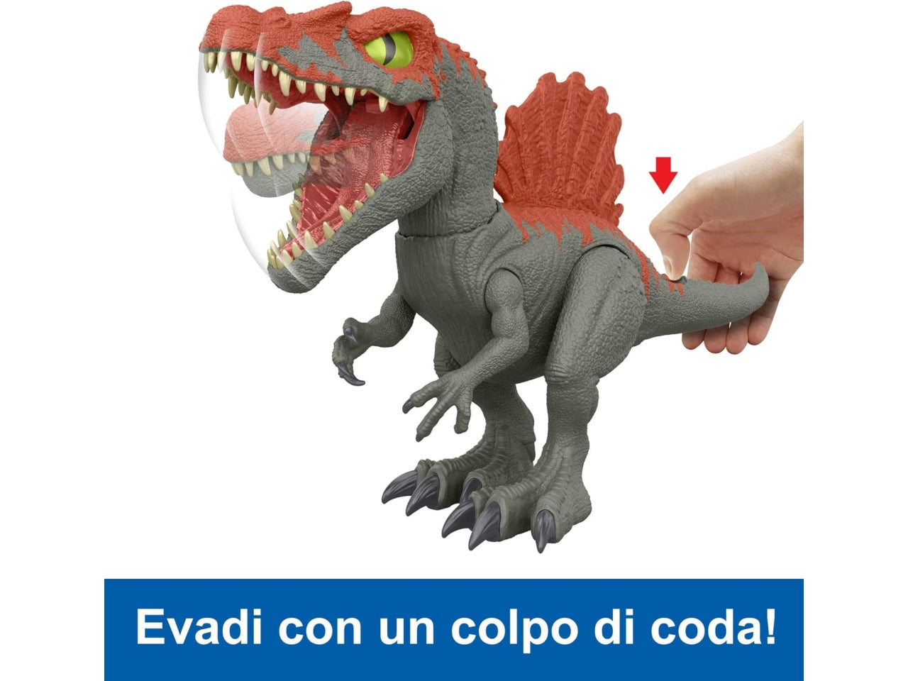 Jurassic world spinosaurus distruggi gabbie