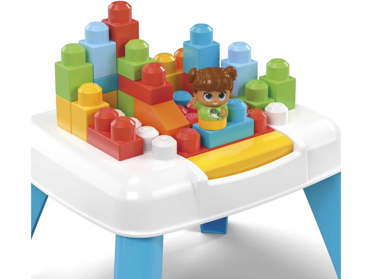 Mega block tavolo attivita' con costruzioni