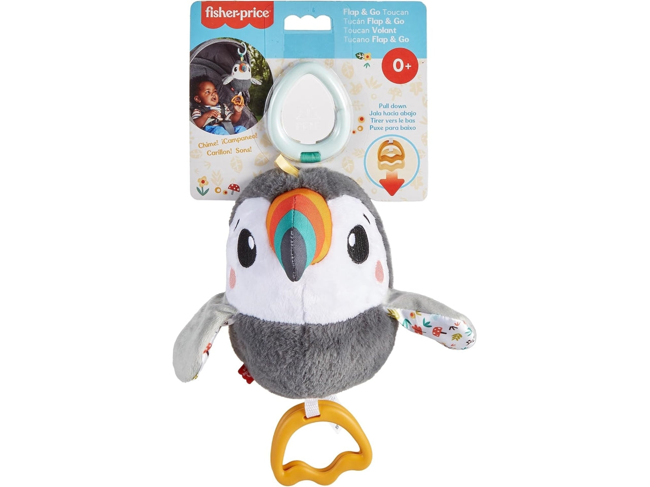 Tucano flap'ngo fisher price per passeggino con suoni