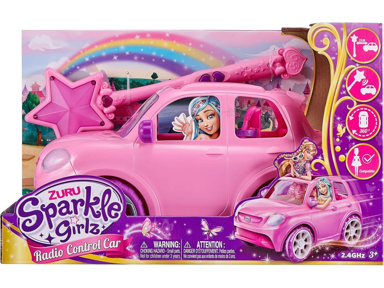 Sparkle girlz auto radiocomando con bacchetta magica