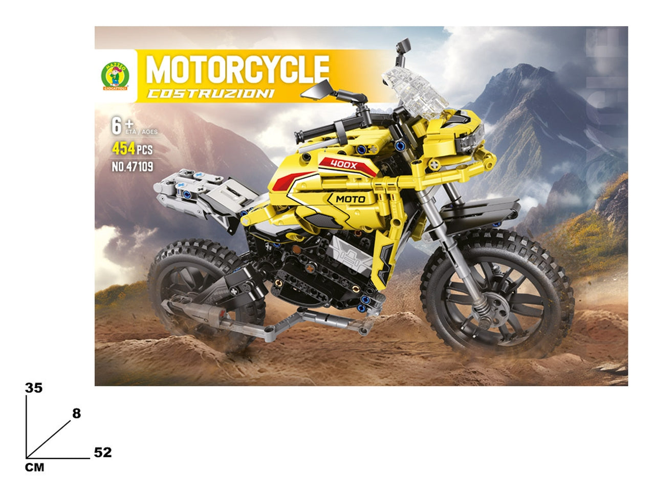 Costruzioni motorcycle 454 pezzi