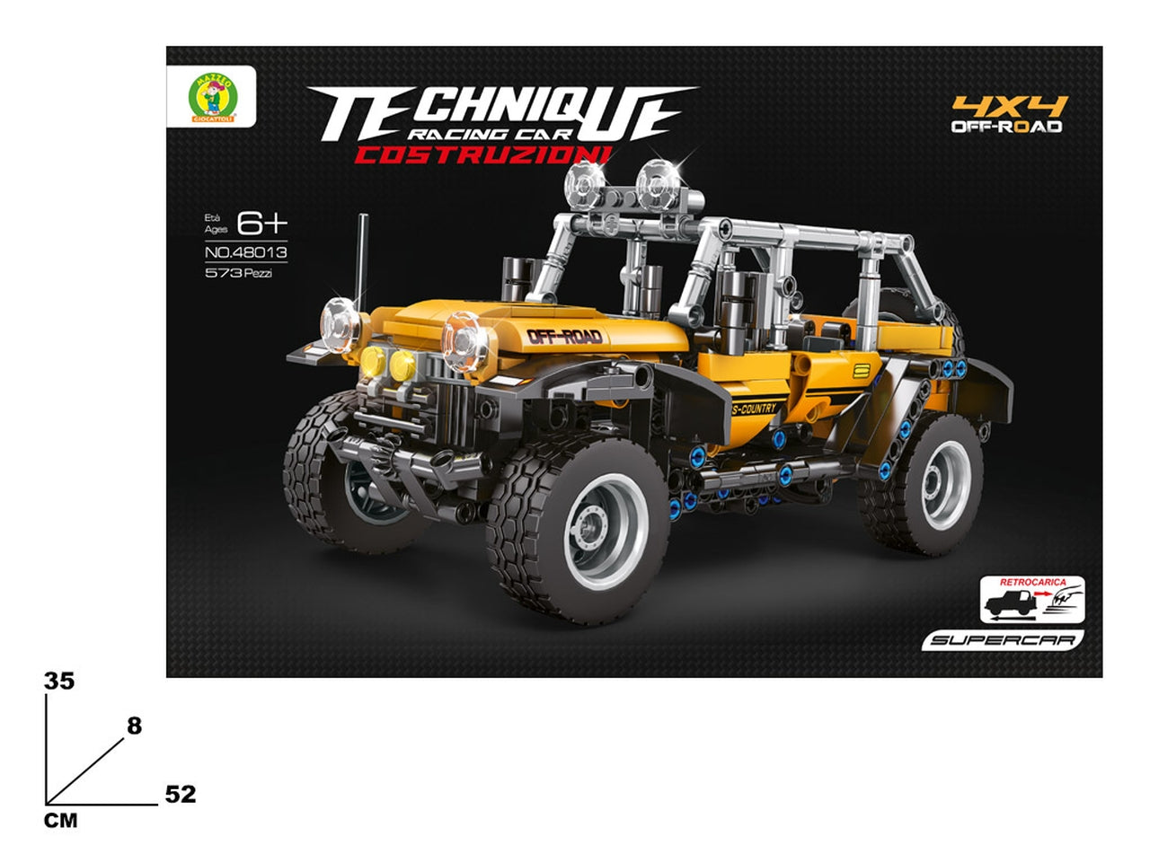 Costruzioni technique racing car 573 pezzi