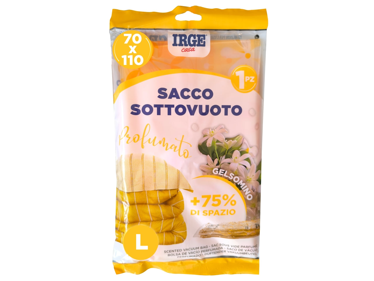 Sacco sottovuoto profumato70x110cm jasmine