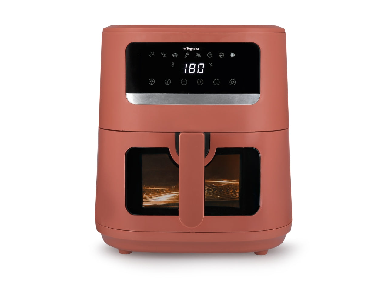 Iridea friggitrice ad aria da 8 litri colore rosso