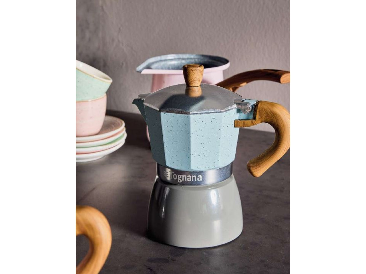 Grancucina pepper bambu' caffettiera per 3 tazze