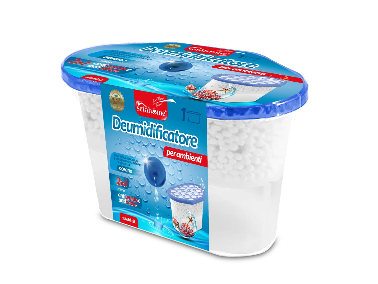 Deumidificatore per ambienti 500ml oceano