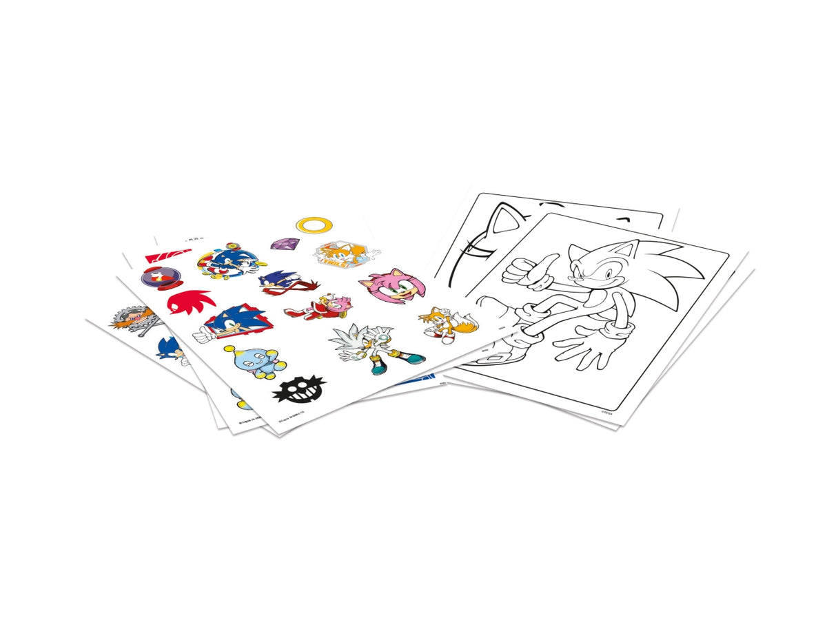 Album adesivi coloring sonic