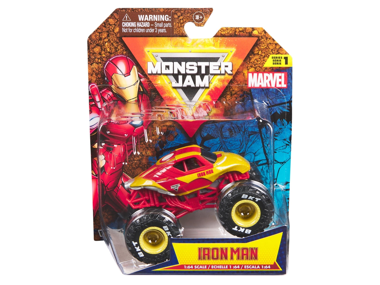 Marvel monster jam veicolo scala 1:64