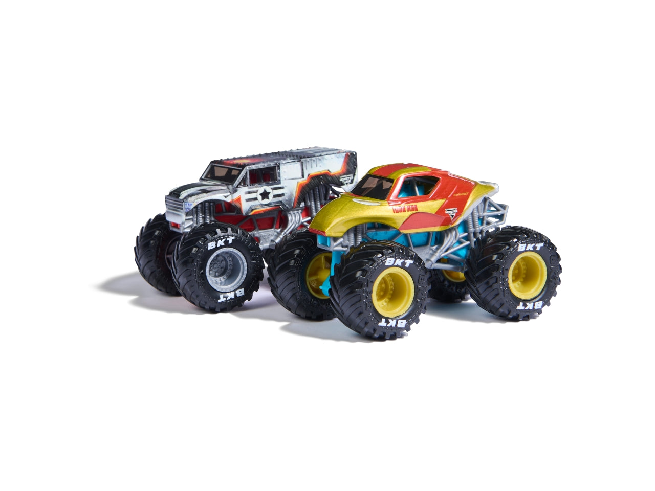 Marvel Monster jam set di 2 veicoli in scala 1:64